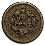 1851 Large Cent Fine- Braided Hair