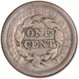 1851 Braided Hair Large Cent - VG