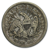 1853 Seated Liberty Quarter w/ Arrows and Rays - VF