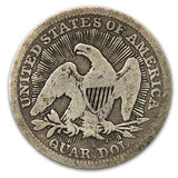 1853 Liberty Seated Quarter (VG) With Arrows & Rays