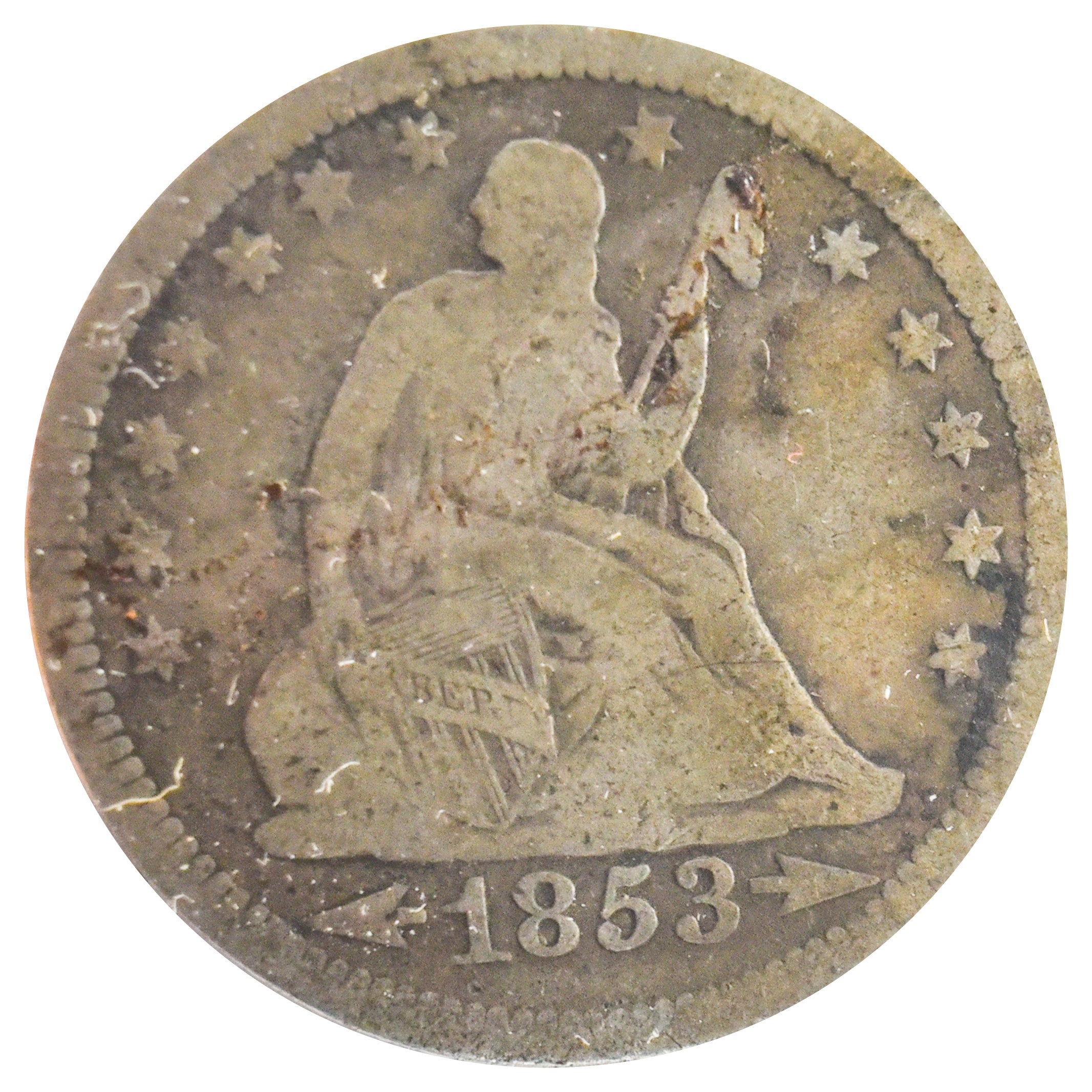 Seated Liberty Quarter – CCI