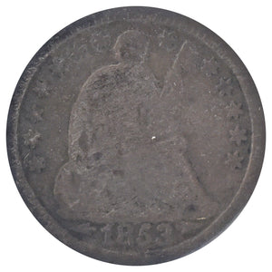 1853 "With Arrows" Liberty Seated Half Dime (G)