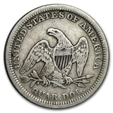 1854 Seated Liberty Quarter W/ Arrows - Fine Details