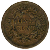 1854 Braided Large Cent (VF)