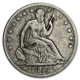 1855-O Liberty Seated Half Dollar w/ Arrows - VF