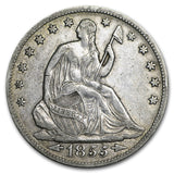 1855-O Seated Liberty Half Dollar w/ Arrows - XF