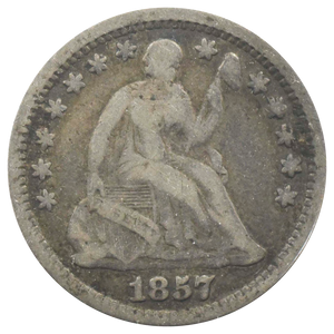 1857-O Liberty Seated Half Dime (Fine)