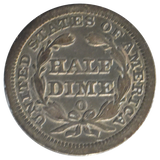 1857-O Liberty Seated Half Dime (VG)