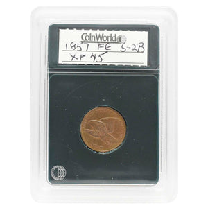 1857 Flying Eagle Cent (VF35) (Regraded)