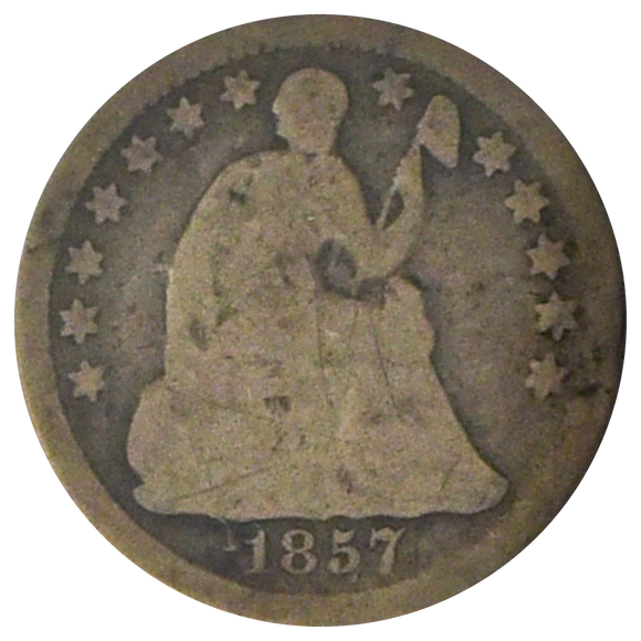 1857 Liberty Seated Half Dime (AG)