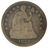 1857 Liberty Seated Half Dime (AG)