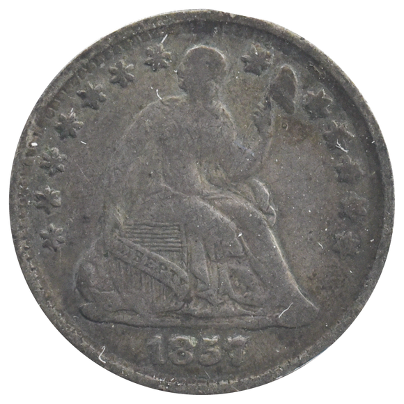 1857 Liberty Seated Half Dime (VF)
