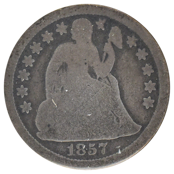 1857 Liberty Seated Half Dime (VG)