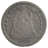 1857 Liberty Seated half Dime (VG)