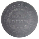 1857 Seated Half Dime VF/XF