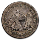 1858 Seated Liberty Quarter - VF Toned