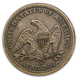 1858-S Liberty Seated Half Dollar (XF) Details