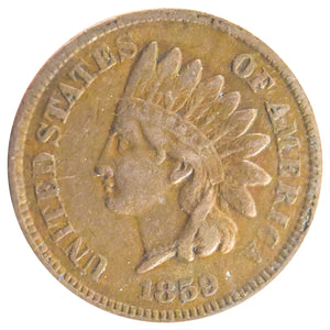1859 Indian Head cent (Fine)