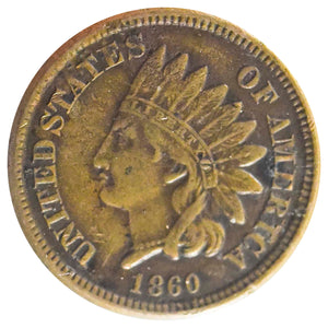 1860 Indian Head Cent (XF)