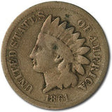1861 Indian Head Cent - G