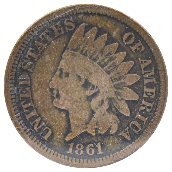 1861 Indian Head Cent (VG)