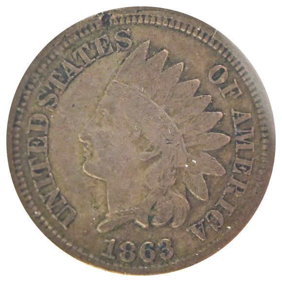 1863 Indian Head Cent (Fine)