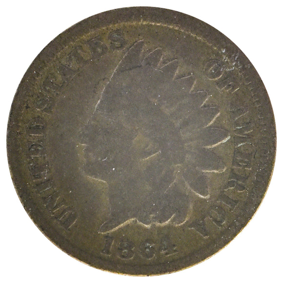 1864 Copper Nickel Indian Head Cent (Good)