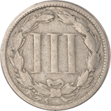 1865 3 Cent Nickel - VG