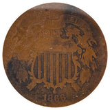 1866 2-Cent Piece (Good)