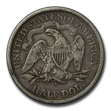 1875-S Seated Liberty Half Dollar - Fine Details (Pitting, Spotting)