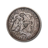 1876 Liberty Seated Half Dollar (VG)
