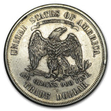 1876-S Trade Dollar - XF Details (Rim Bump, Scratches)