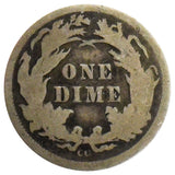 1877-CC Seated Dime (VG)