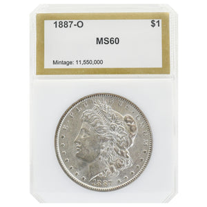 1877-O MS60 Morgan Dollar PCI