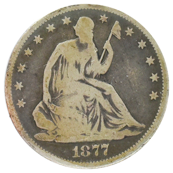 1877-S Seated Half Dollar VG