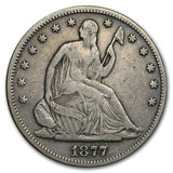 1877 Seated Liberty Half Dollar - VF