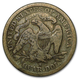1877-S Liberty Seated Quarter VF