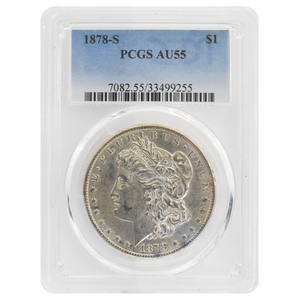 1878-S Morgan Dollar AU55 PCGS
