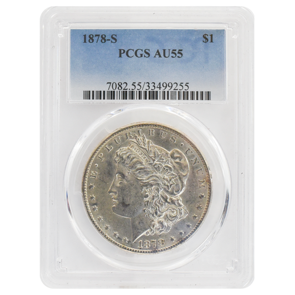 1878-S Morgan Dollar AU55 PCGS