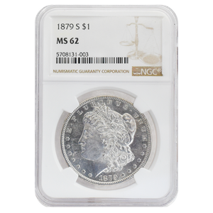 1879-S Morgan Dollar MS62 NGC