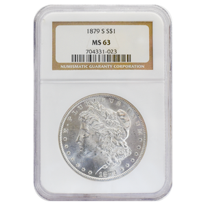1879-S Morgan Dollar MS63 NGC