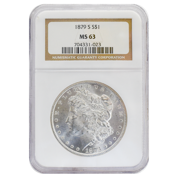 1879-S Morgan Dollar MS63 NGC