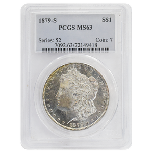 1879-S Morgan Dollar MS63 PCGS