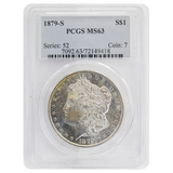 1879-S Morgan Dollar MS63 PCGS