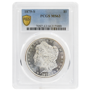 1879-S Morgan Dollar MS63 PCGS