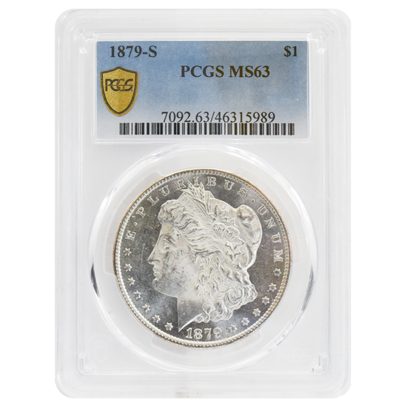 1879-S Morgan Dollar MS63 PCGS