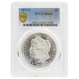 1879-S Morgan Dollar MS63 PCGS
