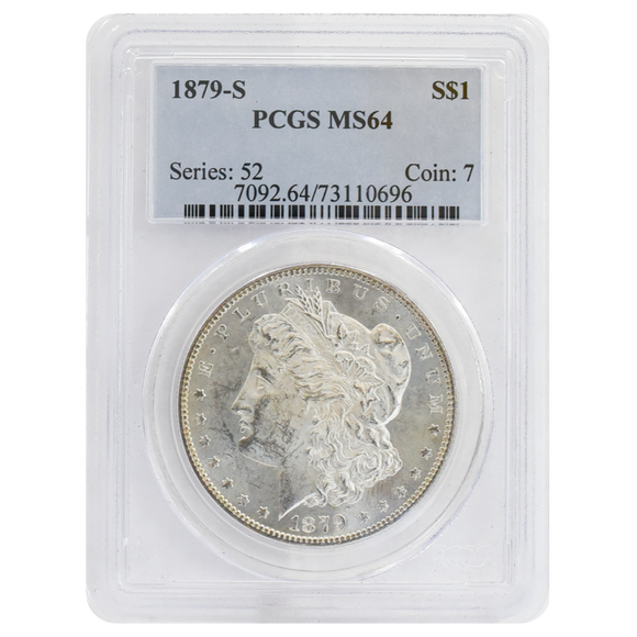 1879-S Morgan Dollar MS64 PCGS