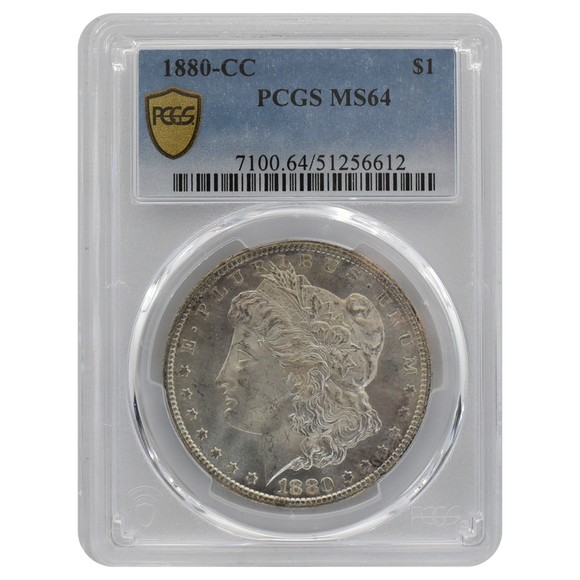 1880-CC Morgan Dollar MS64 PCGS