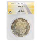 1880-S Morgan Dollar MS63 ANACS
